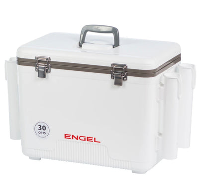 Engel 30qt Dry Box/ Cooler with Rod holders